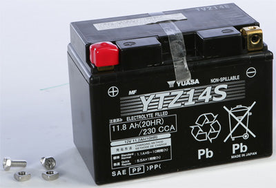 Yuasa Batteries YUASA FACTORY ACTIVATED BATTERY # YUAM72RGH NEW