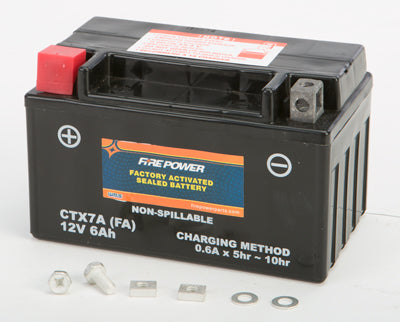 FIRE POWER BATTERY CTX7A FA SEALED FACTOR Y ACTIVATED CTX7A FA
