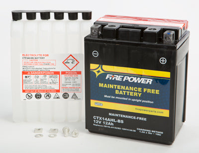 WPS 1977-1983 Suzuki GS750 BATTERY MAINT FREE CTX14AHL-BS CTX14AHL-BS