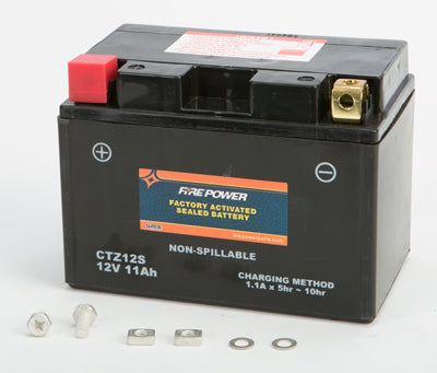 WPS SEALED FACTORY ACTIVATED BATTERY CTZ12S PART NUMBER CTZ12S