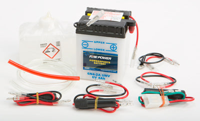 WPS 6V BATTERY W/ACID 6N4-2A UNV PART NUMBER 6N4-2A UNV