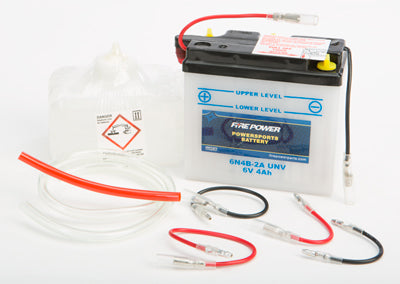 WPS 6V BATTERY W/ACID 6N4B-2A UNV PART NUMBER 6N4B-2A UNV