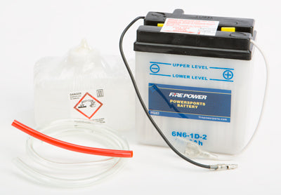 FIRE POWER BATTERY W/ACID PACK 6N6-1D-2 6N6-1D-2