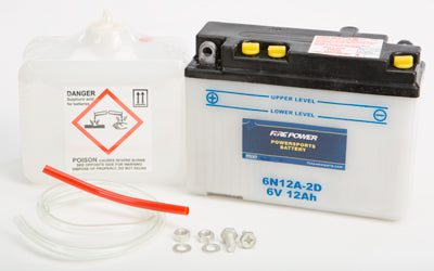 FIRE POWER BATTERY W/ACID PACK 6N12A-2D 6N12A-2D