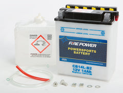 WPS BATTERY W/ACID CB14L-B2 PART# CB14L-B2 NEW