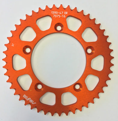 SUNSTAR SUNSTAR SPROCKET REAR ALUM KTM ORANGE PART# 5-139047OR