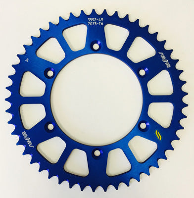 SUNSTAR SUNSTAR SPROCKET REAR ALUM YAM AHA BLUE PART# 5-359248BL