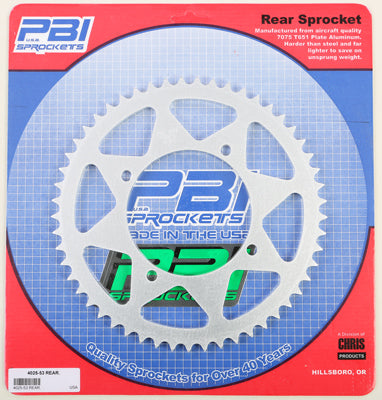 PBI REAR ALUMINUM SPROCKET 53T 4025-53-1