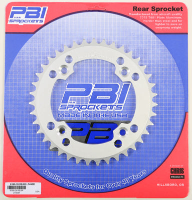 PBI Rear Aluminum Sprocket 39T PART NUMBER 6160-39-3