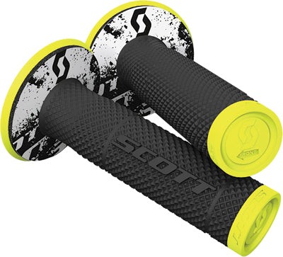 Scott USA SX II GRIP NEON GREEN/BLACK # 219624-4376 NEW