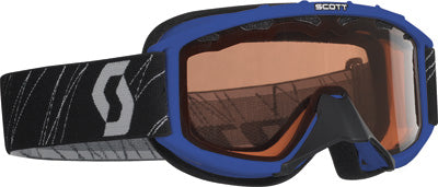 SCOTT 89 SI SNOCROSS YOUTH GOGGLE BLUE W/ACS ROSE LENS PART# 217801-0003108 NEW