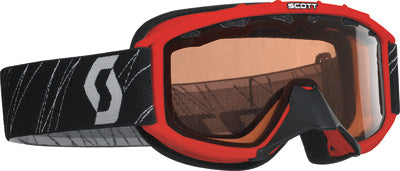 SCOTT 89SI YOUTH SNOCROSS GOGGLE RED W/ACS RED LENS PART# 217801-0004108 NEW
