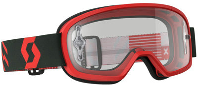 SCOTT GOGGLE BUZZ MX PRO RED/BLK CLE AR WORKS 262602-1018113