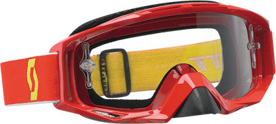 SCOTT TYRANT GOGGLE RED W/CLEAR LENS PART# 221330-3712041