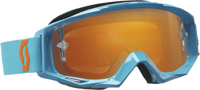 SCOTT TYRANT GOGGLE ELECTRIC BLUE W/ORANGE CHROME LENS PART# 221330-1976280