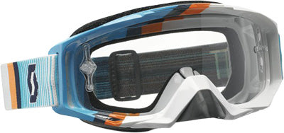 SCOTT TYRANT GOGGLE FADE WHITE/BLUE W/CLEAR LENS PART# 221330-4045041