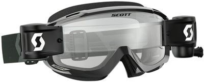 Scott USA RECOIL XI WFS BLK/WHT CLEAR LENS # 262597-1007113 NEW