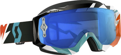 Scott USA HUSTLE MX CRACKED ORANGE/TURQUOISE # 240587-4980113 NEW