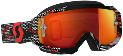 Scott USA HUSTLE MX BLK/RED CLEAR LENS # 262592-1042113 NEW