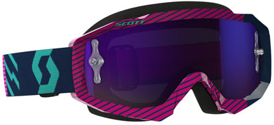 Scott USA HUSTLE MX BLUE/PINK CLEAR LENS # 262592-2839113 NEW