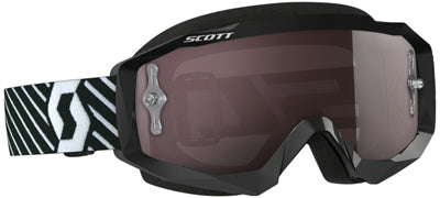 SCOTT GOGGLE HUSTLE MX BLK/WHT SILVE R CHROME WORKS 262592-1007269