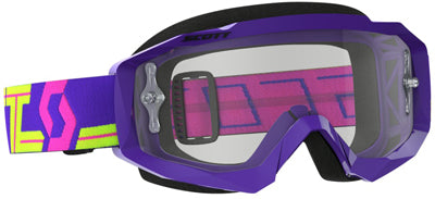 SCOTT GOGGLE HUSTLE MX PUR/YEL CLEAR WORKS 262592-4984113