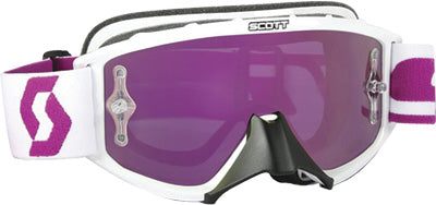 SCOTT 89SI PRO YOUTH GOGGLE WHITE/PURPLE W/PURPLE LENS PART# 219810-2320281