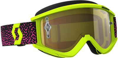 SCOTT GOGGLE RECOIL XI YEL/PNK GOLD CHROME WORKS 262596-4758324