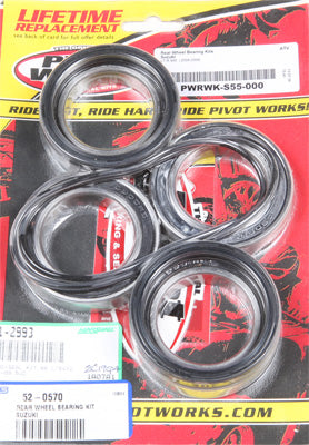 PIVOT WORKS REAR WHEEL BEARING KIT PART NUMBER PWRWK-S55-000