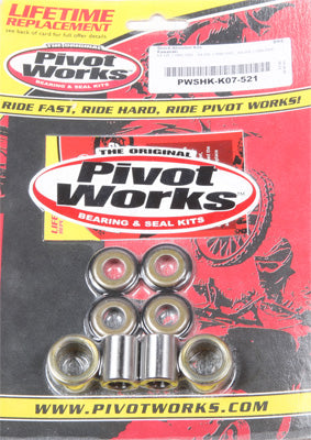 PIVOT WORKS SHOCK BEARING KIT KX125/250 89 -97; KX500 89-02 PWSHK-K07-521
