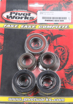 PIVOT WORKS WATER PROOF WHEEL COLLAR KITS REAR SUZ PART#  PWRWC-S04-500