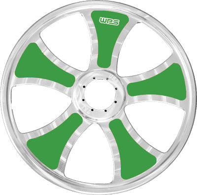 TKI LIMITED BILLET WHEEL INSERTS GREEN 8" 10/PK PART# TKI-GI08