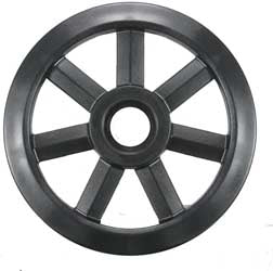FIRE POWER COMPOSITE WHEEL 8" SEVEN SPOKE W/25MM BEARING INSTALLED TE1400-01