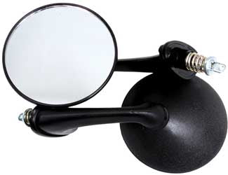 SPI ROUND SHAPE REAR VIEW MIRROR PART# 12-165-01