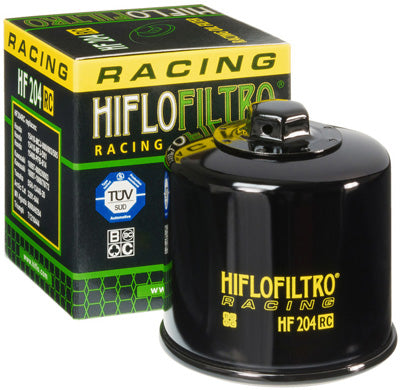HIFLOFILTRO RACE OIL FILTER (BLACK) PART# HF204RC NEW