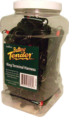 BATTERY TENDER QUICK DISCONNECT LEADS W/RING CONNECTOR 25/PK DISPLAY PART# 081-0