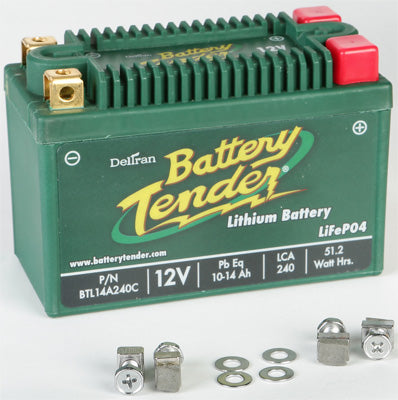 BATTERY TENDER LITHIUM ENGINE START BATTERY 240 CCA PART# BTL14A240C NEW