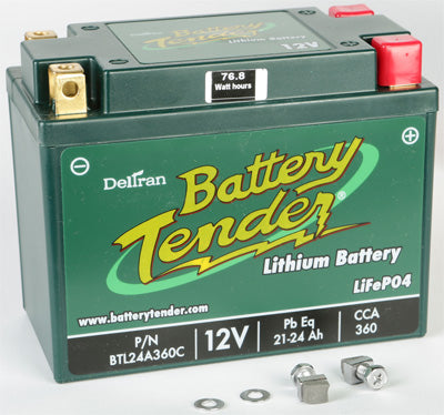 BATTERY TENDER LITHIUM ENGINE START BATTERY 360 CCA PART# BTL24A360C NEW