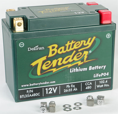 BATTERY TENDER LITHIUM ENGINE START BATTERY 480 CCA PART# BTL35A480C NEW