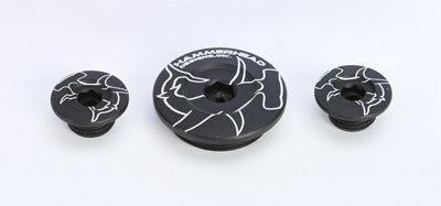 HAMMERHEAD ENGINE PLUGS BLACK CRF250R 04-09 PART# 32-0101-00-60 NEW