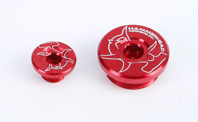 HAMMERHEAD ENGINE PLUGS RED KX250F 04-10 PART# 32-0341-00-10 NEW