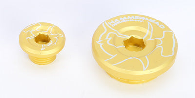 HAMMERHEAD Engine Plugs Gold Rmz250 '07-13 Rmz450 '05-13 PART NUMBER 32-0452-00-