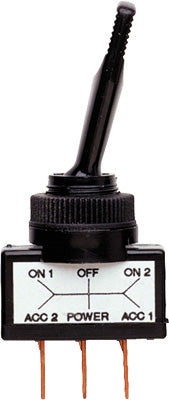 BUSS TOGGLE SWITCH2- AMP ON-OFF-ON PART# BP/STF NEW