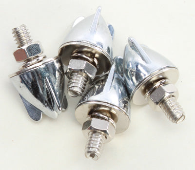 EMGO 4/PK 6MM CHROME ROCKET BOLT PART# 85-83410 (1=20)