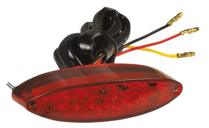 K S LED TAILLIGHT ASSEMBLY CLEAR LENS PART# 25-6605SC NEW