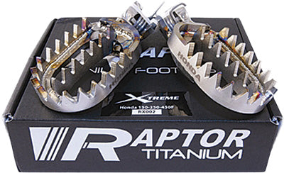RAPTOR 2003-2014 YAMAHA YZ450F TITANIUM FOOT PEGS RX003