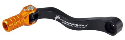 HAMMERHEAD BILLET SHIFT LEVER RMZ250 BLK/GLD PART NUMBER 01-0453-10-50