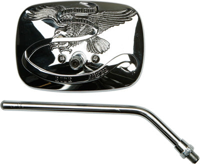 EMGO MIRROR- LEFT 10MM CHROME LIVE TO RIDE 20-31755A