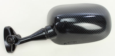 EMGO EA/MIRROR LEFT CARBON FINISH C BR929RR '00-02 20-87034