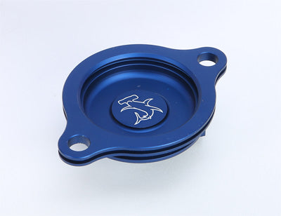 HAMMERHEAD OIL FILTER COVER CRF250R 10-15 BLUE PART# 60-0101-00-20 NEW